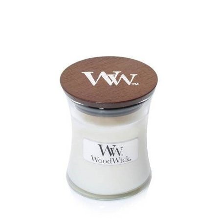 Woodwick Hourglass Candles White Tea & Jasmine 85gr - Candela Profumata