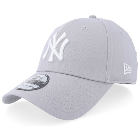 New Era - MLB Grå flexfit Caps - New York Yankees 39Thirty Grey/White Flexfit @ Hatstore