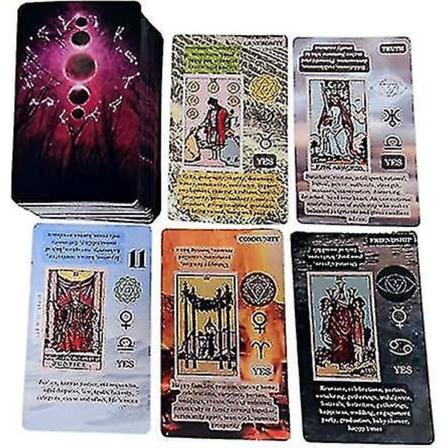 Witchy Cauldron -aloittelijatarot, Tarot-kortit, joissa on merkitys, Avainsana Tarot-pakka, Tarot-oppiminen, Chakra, Planeetta, Vahvistus, K nteinen, 