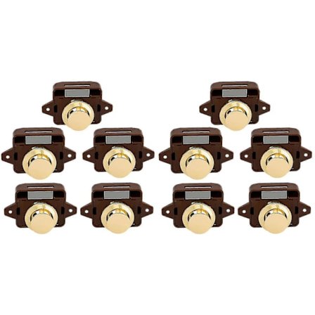 10 stk. Nøglefri Trykknap Lås Dørknop Til Autocamper Campingvogn Skab Båd Motor Hjem Skab, Bro