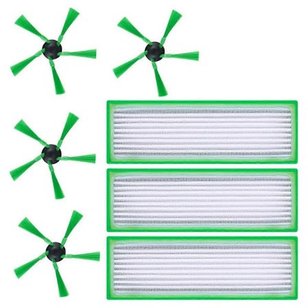 Til Kobold VR200 VR300 Robotstøvsuger Sidebørste Hepa Filter Reservedele Tilbehør