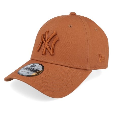 New Era - Marrón adjustable Gorra - New York Yankees League Essential 9FORTY Brown Adjustable @ Hatstore