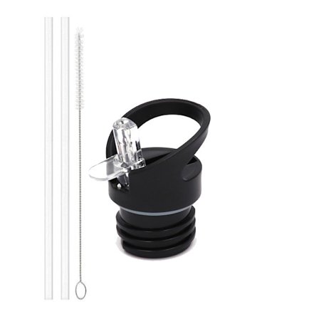 Sats med 2 standardstora halmhattar, vattenflasketillbehör med reservhalmhattar.