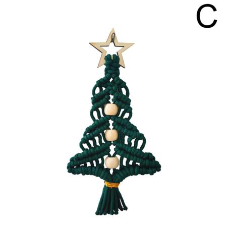 2022 Juldekor Bomullstråd Julgran Vintage Kristus