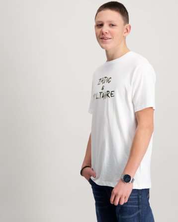 Zadig&Voltaire SHORT SLEEVES TEE-SHIRT Wit T-shirts Jongens - Kids Brand Store