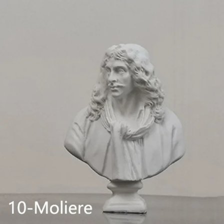 Figurer Heminredning Nordisk Grekisk Statyett Konst Mini Ornament Imitation Harts Gips Staty David Afrodite Venus Rumsdekoration~06307