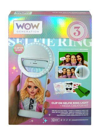 WOW Generation | Wow Generation, Clip On Selfie Ring Light W/Acces | ONE SIZE
