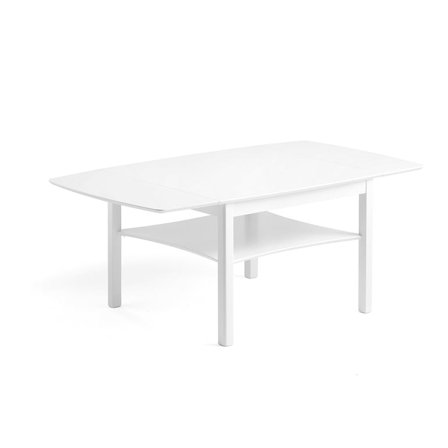 Folding coffee table MARATHON, 1350x800 mm, white