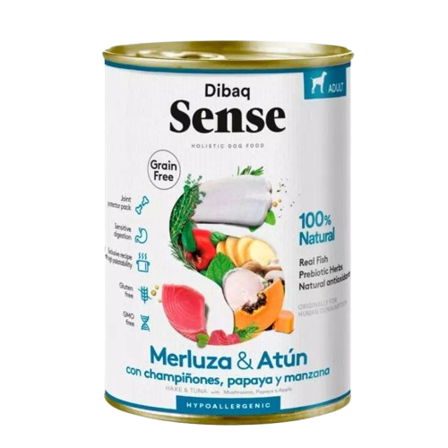 DIBAQ - Sense våtfôr hai & tunfisk 12 x 380 g - Hund - Hundefôr & hundemat - Våtfôr & våtmat - ZOO.no
