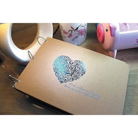 Scrapbook-valokuva-albumit Diy Retro Häävieraskirja Täytettävä Matkamuistokirja Scrap Book