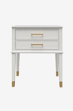 CosmoLiving by Cosmopolitan - Sivupöytä Westerleigh - Valkoinen - Pikkupöydät - - Homeroom