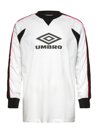 Umbro Panelled Ls Tee - White - S