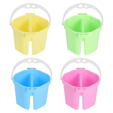 Färgsköljningshink med borstintervaller för rengöring av konstnärsmaterial