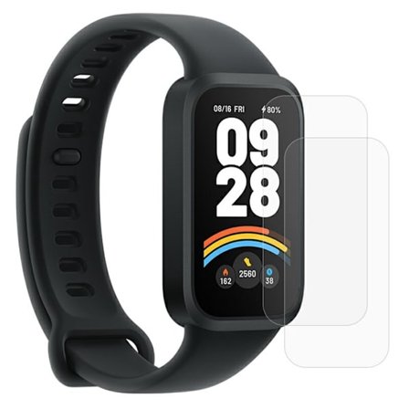 2Pcs Xiaomi Smart Band 9 Active / Redmi Band 3 Watch Skærmbeskytter Klar TPU Film