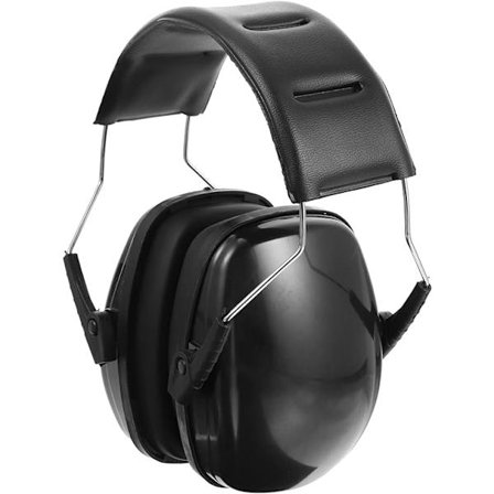 Nyttige lydabsorberende og støydempende øremuffer: Svart, arbeid