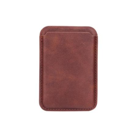 Magnetisk Korthållare Brun Iphone 12 Och Senare