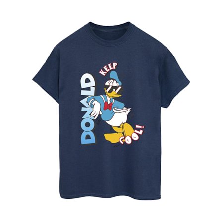 Disney Dam/Kvinnor Kalle Anka Cool Cotton Boyfriend T-Shirt