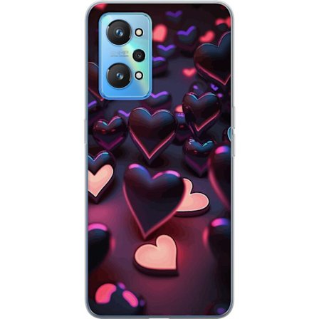 Kompatibel Mobilcover til Realme Realme GT Neo2 Midnatshjerter