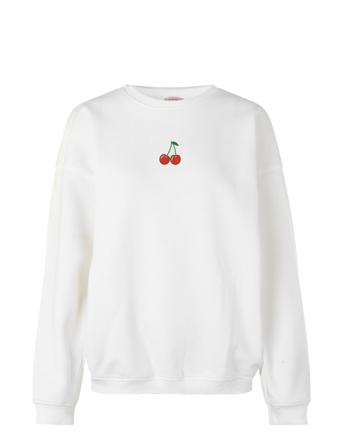 Pullover Ls White Barbara Kristoffersen By Rosemunde
