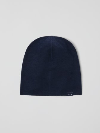 Mütze aus Merinowolle - 52|54 - kinderbekleidung - blue - Polarn O. Pyret