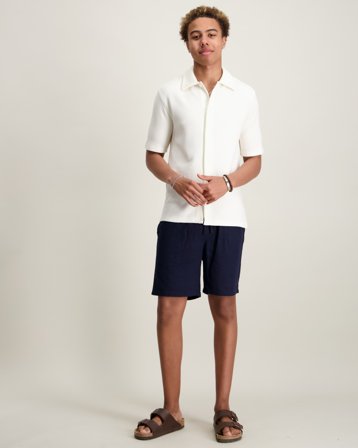 MAGGIORE Linen Blend Shorts Blå Shorts Dreng - Kids Brand Store