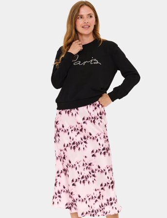 Saint Tropez Norrissz Sweatshirt - Black - S