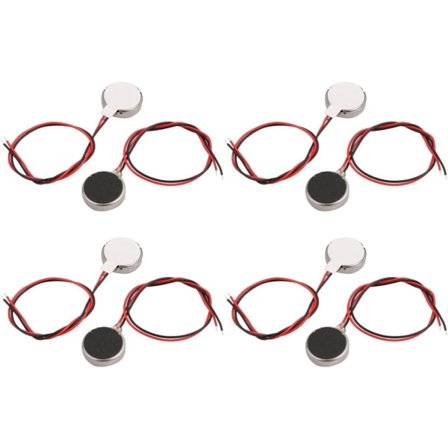 8 stk. DC 3V 12000RPM 10mm x 2.7mm Mønt Mikro Vibrationsmotor til Mobiltelefon