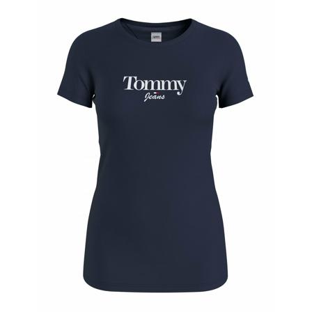 Tommy Jeans T-Shirts blå, Dam, Dam, Storlek: XS