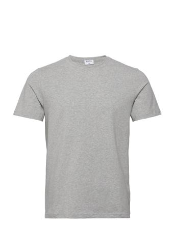 Stretch Cotton Tee T-shirts Short-sleeved Harmaa Filippa K