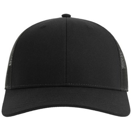 Atlantis Unisex Adult Bryce 5 Panel Trucker Cap One Size Black