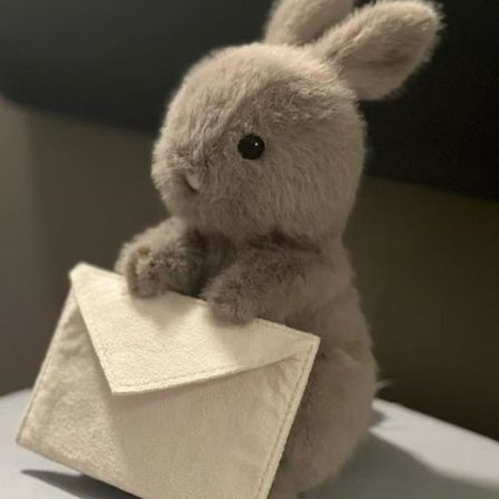 Jellycat Bartholomew kosedyr, myk og komfortabel, perfekt for barn, Valentinsdagsgaver, samleobjekter, konvoluttkanin 19cm.