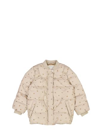 Summer Puffer Jacket Lola Fodrad Jacka Beige Wheat