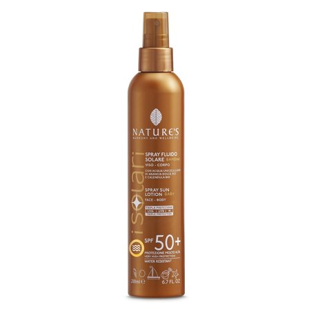 Nature's Solari Spray Fluido Bambini SPF50+ 200ml