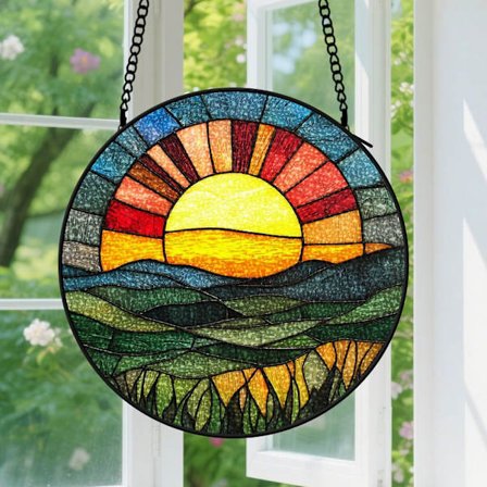 Sunset græsland Par Solfangere - Solfangere til Kvinder Mænd, til Bryllupsgave til Ham Hende