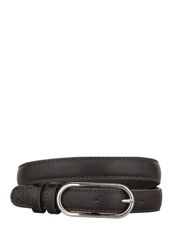 Becksöndergaard Grain Nola Leather Belt - Brown - XS/S