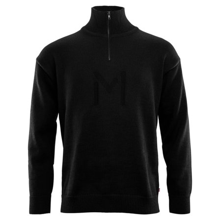 Aclima Lars Monsen Anárjohka Wool Pullover Unisex long-sleeved sweaters Black M