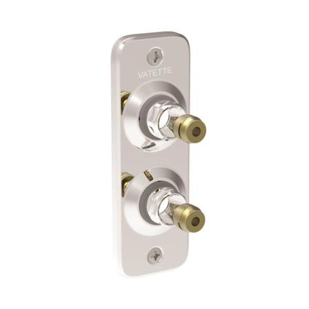 Vatette V6 Koblingsbeslag 2-rør, 15 (1/2") 2x16 mm, Installation