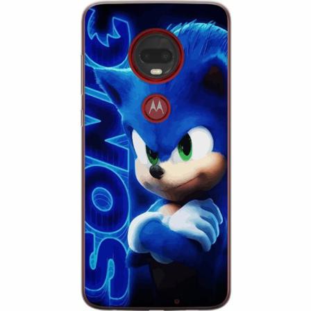 Motorola Moto G7 Plus Genomskinligt Skal Sonic The Hedgehog