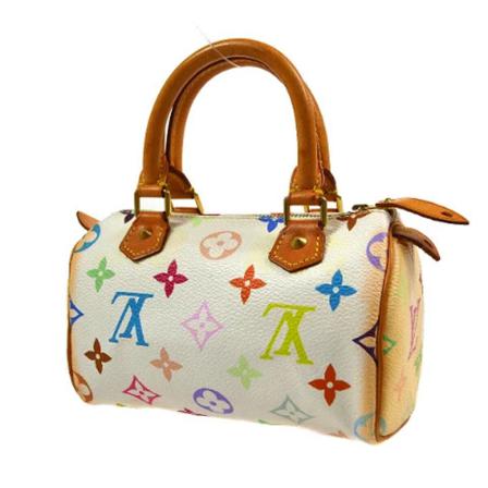 Louis Vuitton Vintage Pre-owned Canvas louis-vuitton-Tass , Wit , unisex , Maat: ONE Size Vintage Tassen