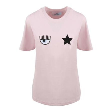 Chiara Ferragni Collection T-shirt rosa, Dam, Dam, Storlek: XS