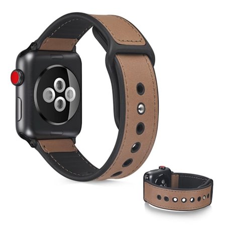 Apple Watch Series 6 / 5 40mm elegant leather watch band - Light Brown