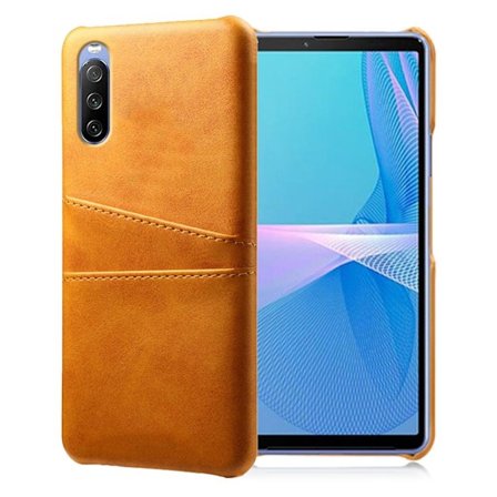 Sony Xperia 10 III skal med korthållare - Orange