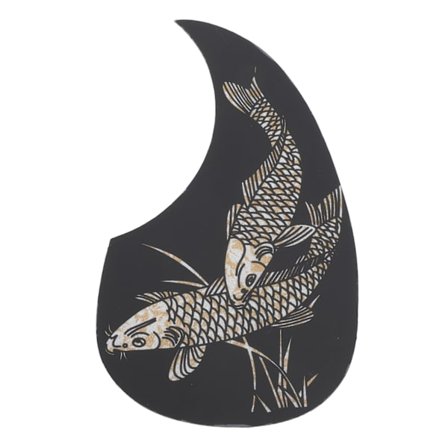 Guitar Pickguard Sticker Stødsikker Beskyttelse mod Ridser Selvklæbende Mærkat Akustisk Guitar Pickup Guard Dekoration