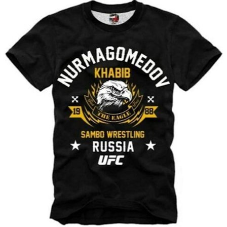 Tee Khabib Nurmagomedov Ufc Ryssland Sambo Eagle Mma Goat
