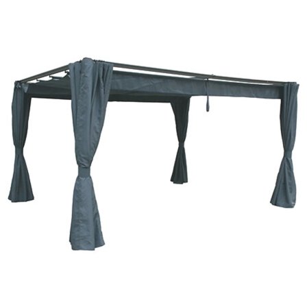 Liuskekiviverhot 3 x 4 m palmupaviljonkiin.