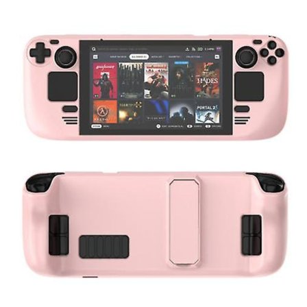 Suojakuori Steam Deckille, jossa jalusta, kova PC, sotilasluokan suojakotelo, yhteensopiva Steam Deckin kanssa