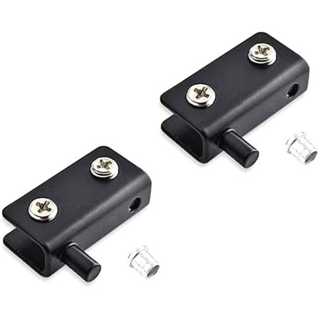 2 kpl Ruostumattomasta Teräksestä Valmistettuja Lasioven Saranoita, Säädettävät Lasioven Saranoita Kiinnittimet (40x20x10mm), Kaappi