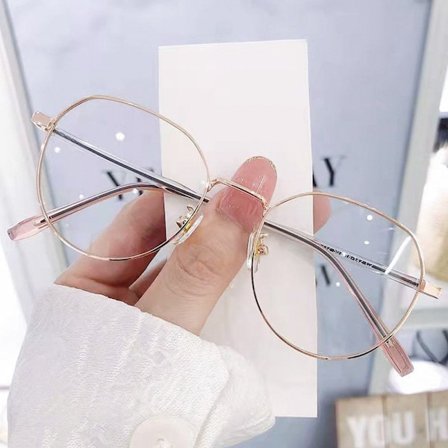 Anti-Blue Light Glasögon Överdimensionerade glasögon ROSE GULD ROSE GULD