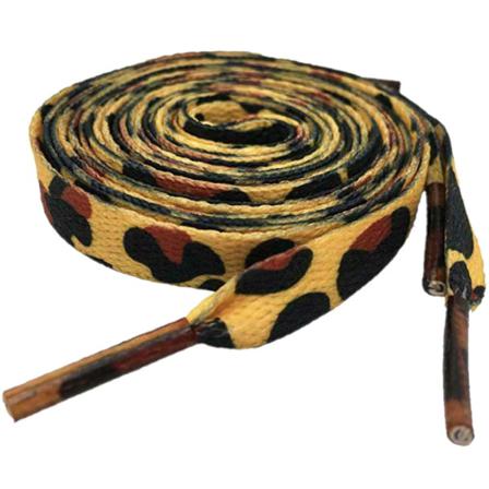 Skosnören - Leopardmönster - Platta [120 Cm] Multifärg One Size
