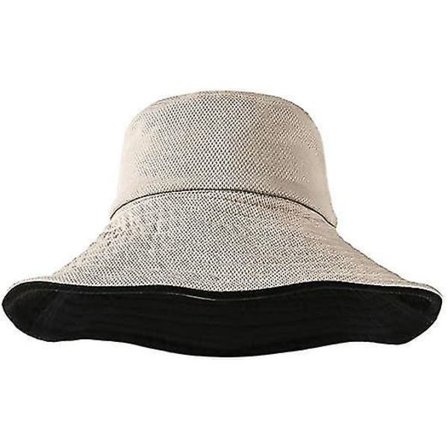 Naisten Aurinkohattu Taitettava Puuvillakalastajan Hattu Kaksisivuinen